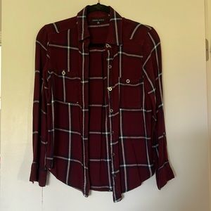 Kendall & Kylie red flannel, size small